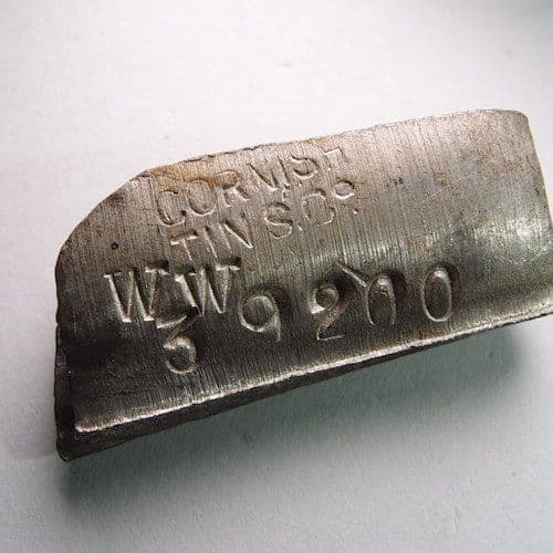 VINTAGE CORNISH TIN INGOT