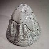 VINTAGE MOUNT ST. HELENS ERUPTION CERAMIC SALT AND PEPPER SHAKERS