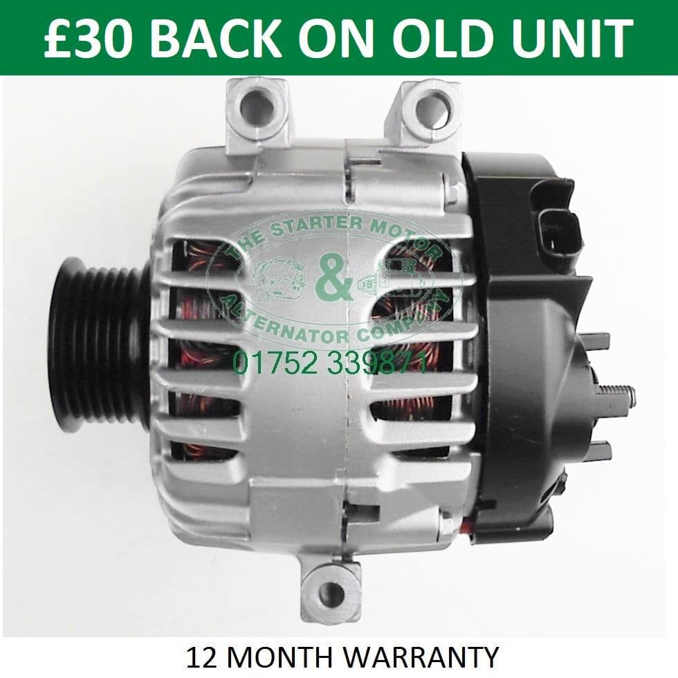 VAUXHALL MERIVA 1 6 CDTI ALTERNATOR 95519877 95524826 TG12C155