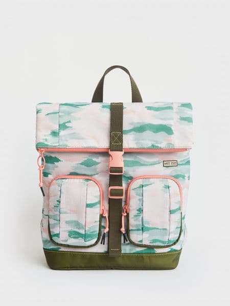 Ari Nylon Backpack. Green PR