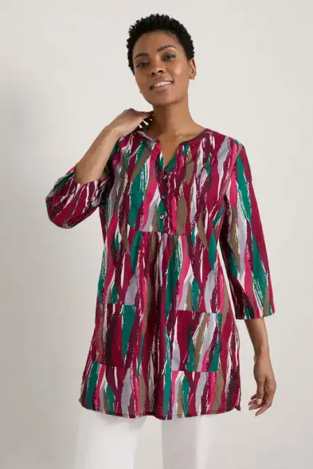 Aventurier Tunic. Kelp Collage Dulse