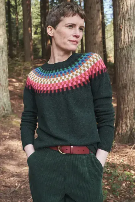 Berlewen Jumper. Croquet Woodland Multi