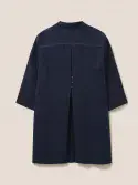 Blaire Linen Tunic. Dark Navy