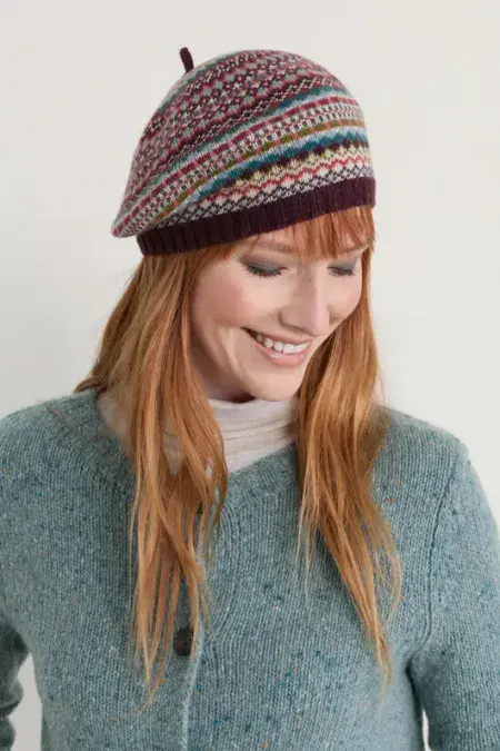 Bramble Jelly Beret. Spring Fair Dark Hellabore