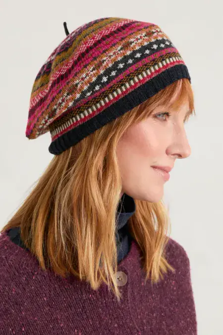 Bramble Jelly Beret. Star Jasmine Multi