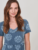 Emily Fairtrade Jersey Dress. Blue PR