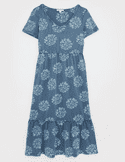 Emily Fairtrade Jersey Dress. Blue PR