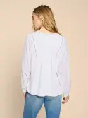 Esme Mix Top. White