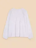 Esme Mix Top. White