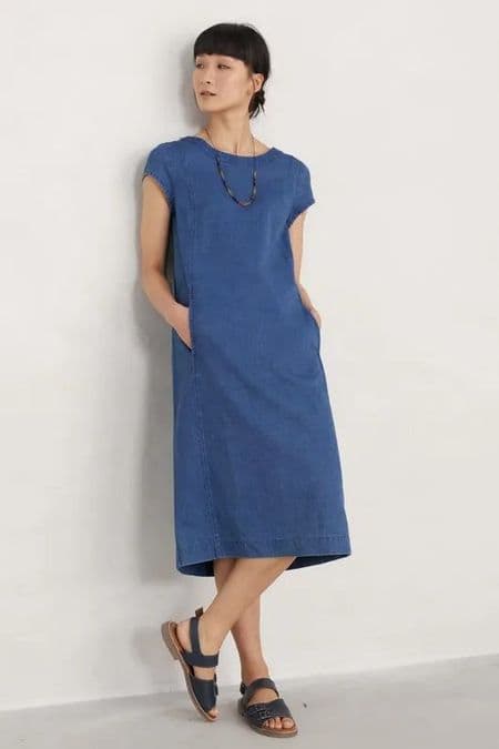 Gilstone Dress. Dark Indigo