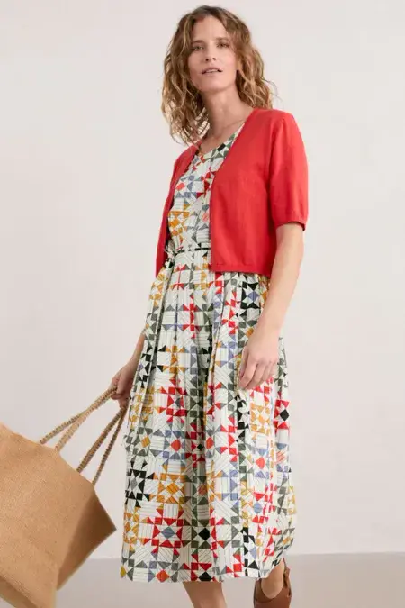 Marria Cardigan. Tomato