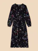 Megan Jersey Midi Dress. Black PR