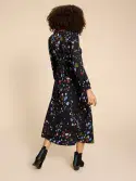 Megan Jersey Midi Dress. Black PR