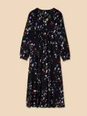 Megan Jersey Midi Dress. Black PR