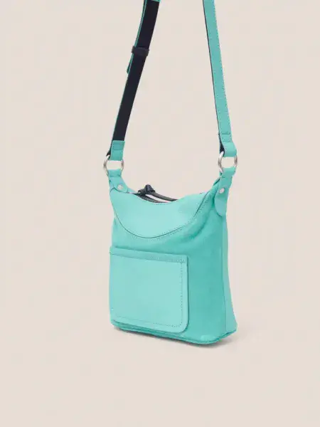 Mini Fleur Suade Crossbody Bag