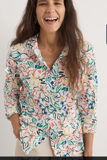 Painters Garden Chalk. Larissa Shirt