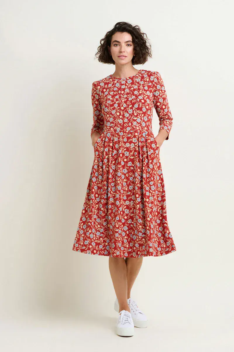 blue and red poppy dress Kate Middleton Blue Floral Dress Poppy Blue Dress With Red Poppies On Sale