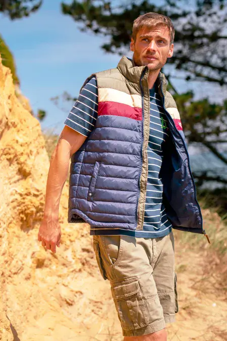 Retro Stripe Gilet.
