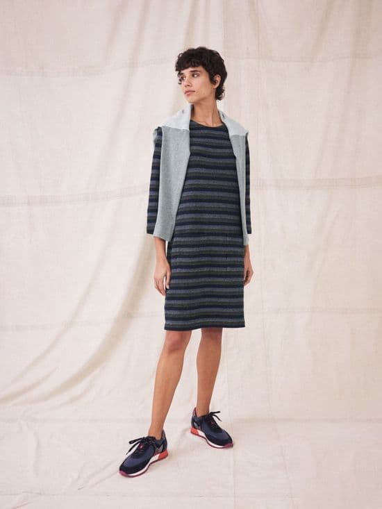 Sasha Stripe Shift Dress.
