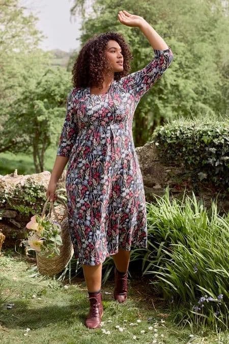 Seed Packet Dress. Garden Bloom Magpie