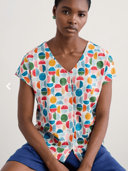 Studio Glass Top. Stacked Buoys Mix