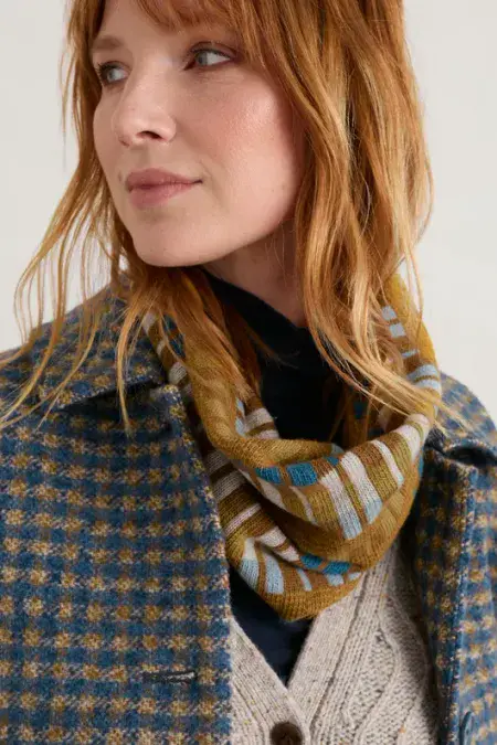 Touchstone Snood. Treadle Grain