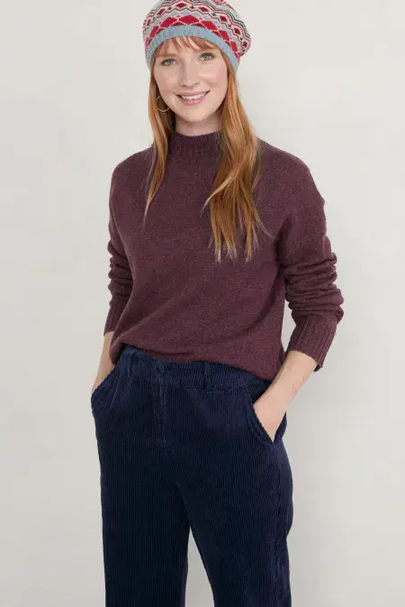 Trevorrow Jumper. Rich Plum