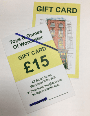 £15 GIFT CARD (SHOP ONLY)