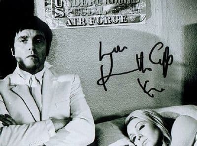 A021 - Kenneth Cope signed 10x8 (bed) Randall & Hopkirk Deceased