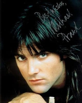 A058 - Michael Praed Signed 10x8 Robin Of Sherwood