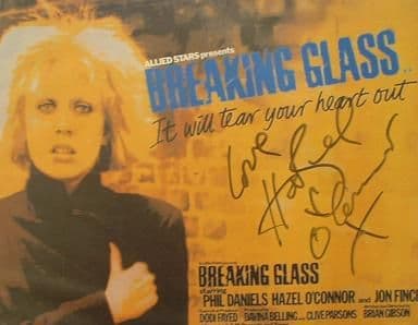 A068 - HAZEL O'CONNOR Autographed top 10 x 8 photo