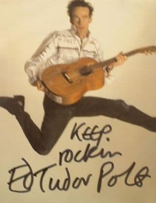 A083 -  EDWARD TUDER-POLE Autographed top 10 x 8 photo