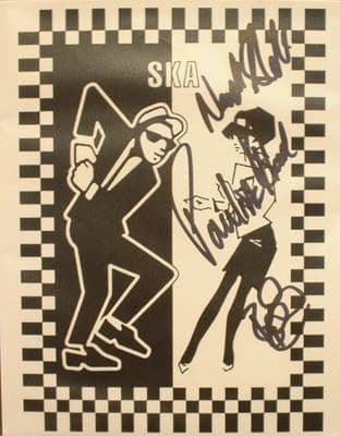 A087 - SKA Pauline Black - Neville Staple - Rankin Roger signed 10 x 8 Image