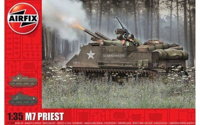 AIRFIX  A1368 1/35 BRITISH M7 PRIEST MODEL TANK KIT