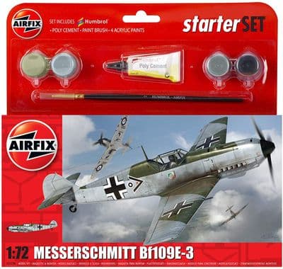 Airfix A55106 Messerschmitt Bf109E-3 Starter Set 1:72