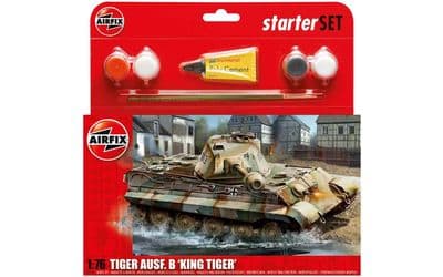 AIRFIX A55303 Medium Starter Set - King Tiger Tank