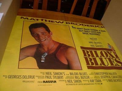 BILOXI BLUES Original British Quad Ref 13