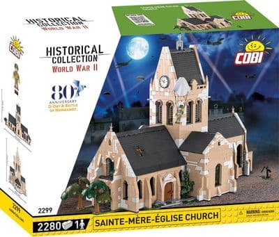 COBI-2299        2255 PCS HC WWII /2299/ CHURCH SAINTE-MERE-EGLIS
