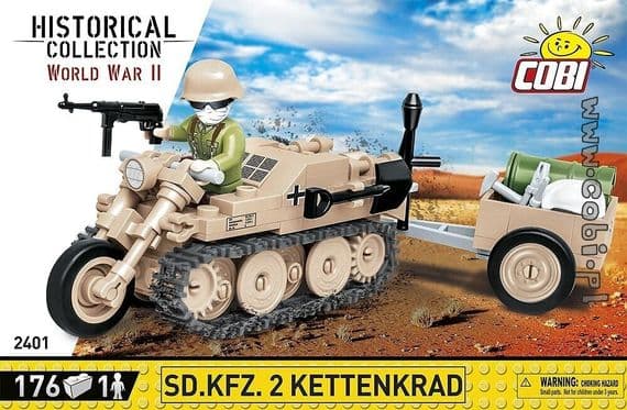 COBI 2401 WWII Sd.Kfz.2 Kettenkrad