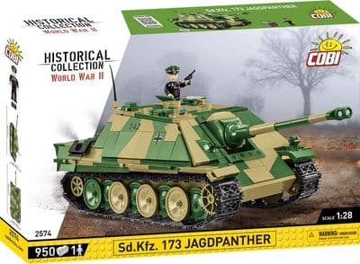 COBI-2574        950 PCS HC WWII /2574/ SD.KFZ.173 JAGDPANTHER