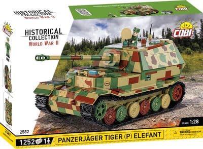 COBI-2582        1239 PCS HC WWII /2582/ PANZERJAGER TIGER(P) ELE