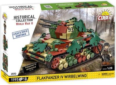 COBI-2593        1194 PCS HC WWII /2593/ FLAKPAZER IV WIRBEL. EX.