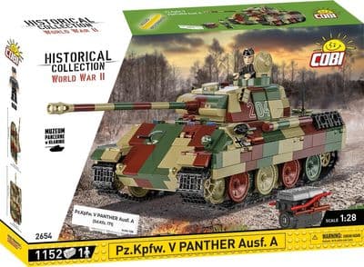 COBI-2654        1150 PCS HC WWII /2654/ PANZER V PANTHER AUSF.A