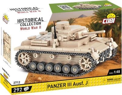 COBI-2712        297 PCS HC WWII /2712/ PANZER III AUSF.J