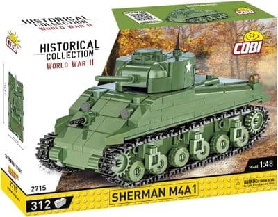 COBI-2715        312 PCS HC WWII /2715/ SHERMAN M4A1