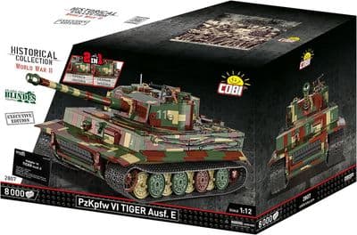 COBI-2807        8000 PCS HCWWII /2807/Pz.Kpfw. VI TIGER  2 in 1  scale 1:12   Executive Edition
