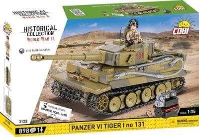 COBI-3123        896 PCS HC WWII /3123/ TIGER I NO 131