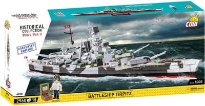 COBI-4839        2880 PCS HC WWII /4839/ BATTLESHIP TIRPITZ