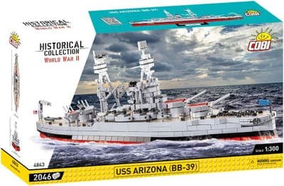 COBI-4843        2046 PCS HC WII /4843/ USS ARIZONA (BB-39)