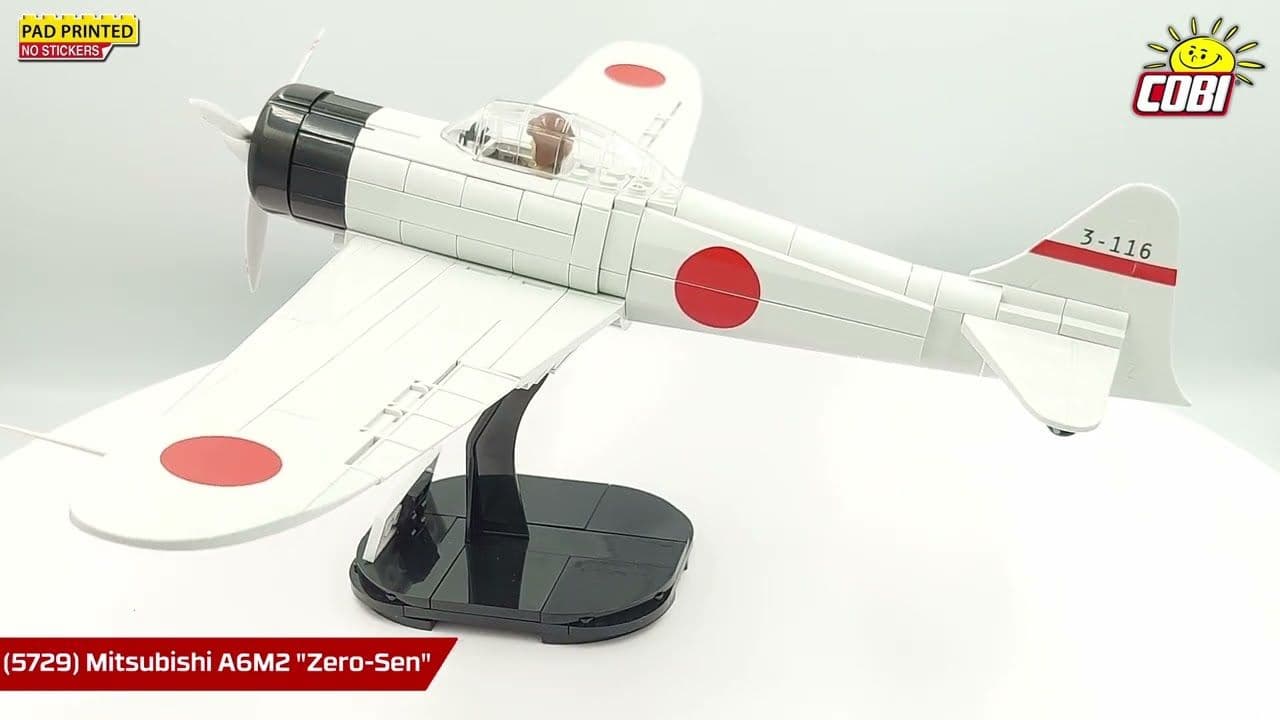 その他 COBI Mitsubishi A6M2 \"Zero-Sen\" 1:32 Cobi Mitsubishi A6M2 Zero-sen - Hi Army Museum Society Store